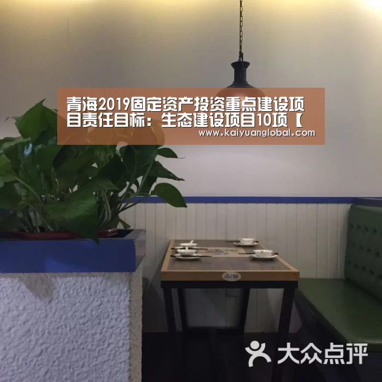 青海2019固定资产投资重点建设项目责任目标:生态建设项目10项【开元官网】(图4) 开元APP